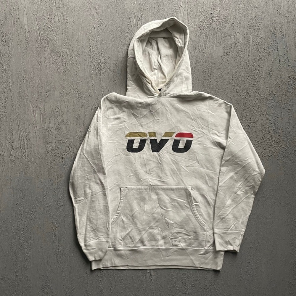OVO Hoodie Mens Medium White drake rapper Runner Logo